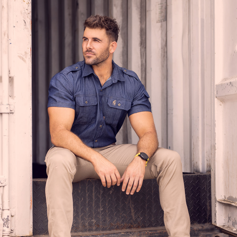 Men's Adjustable Kalahari Cargo Pants Putty image 2