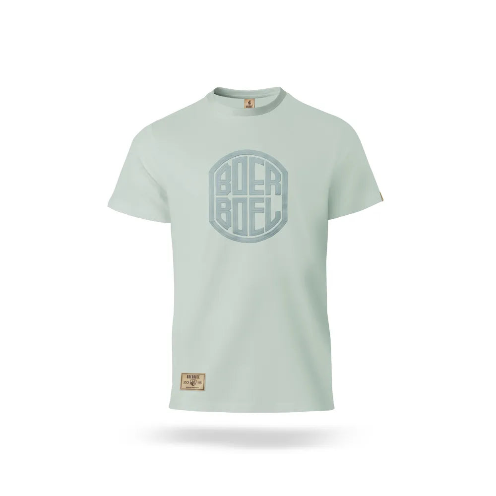 Men's T-Shirt Bevel Print Sage Melange image 0