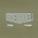 Men's T-Shirt Mesh Print Olive "Boerboel" image 2