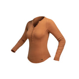 Ladies L/S Wayfare Top Tan image 0