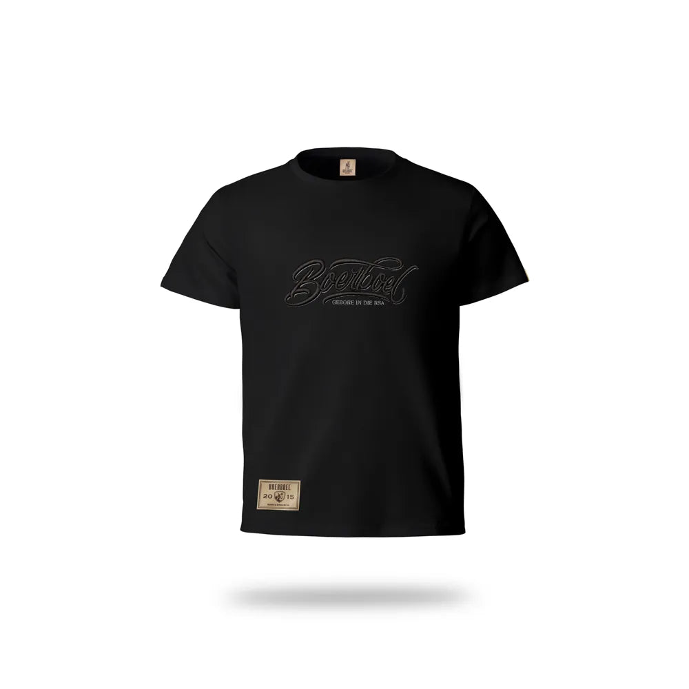 Kids T-Shirt 3D Embroidery Black image 0