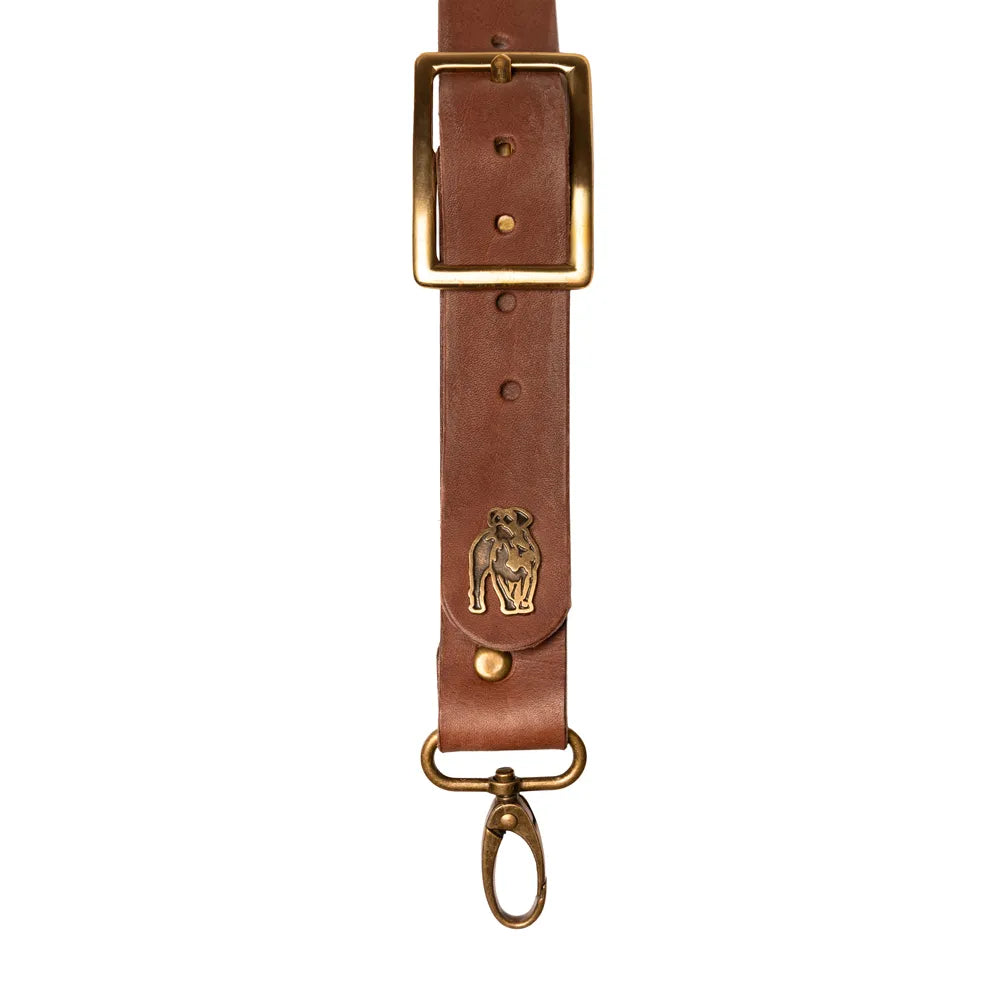 Men's Leather Suspender - Brown image 2