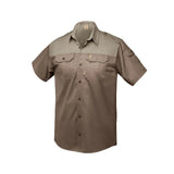 Men's Kalahari Shirt S/S Bark & Putty image 0