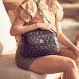 Ladies Metropolitan Leather Handbag Black image 2
