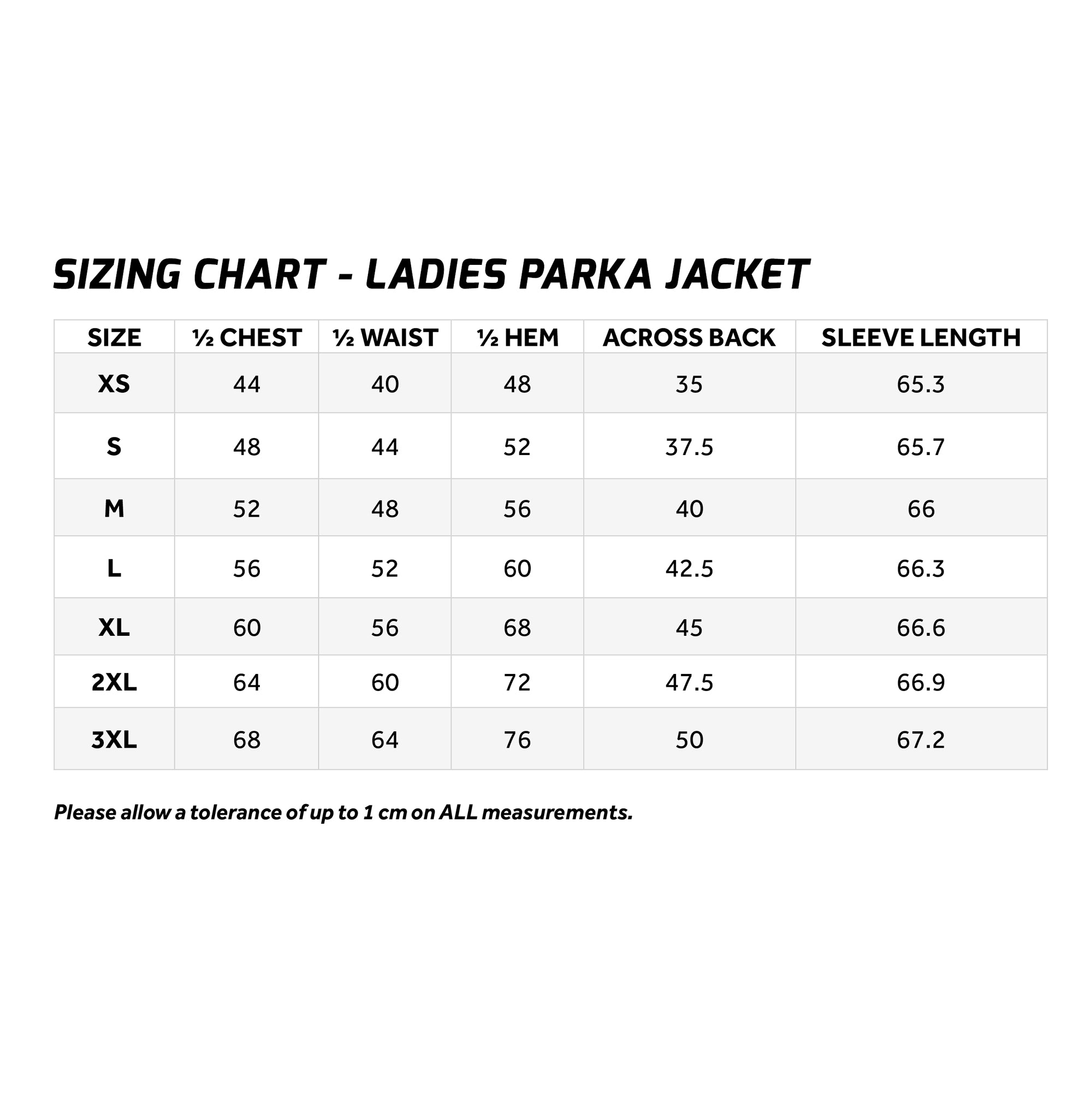 Ladies Urban Parka Jacket - Black