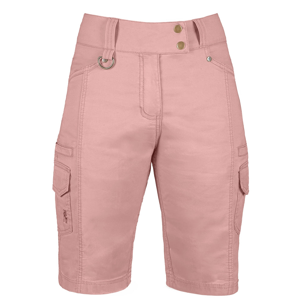 Ladies Safari Shorts - Blush Pink