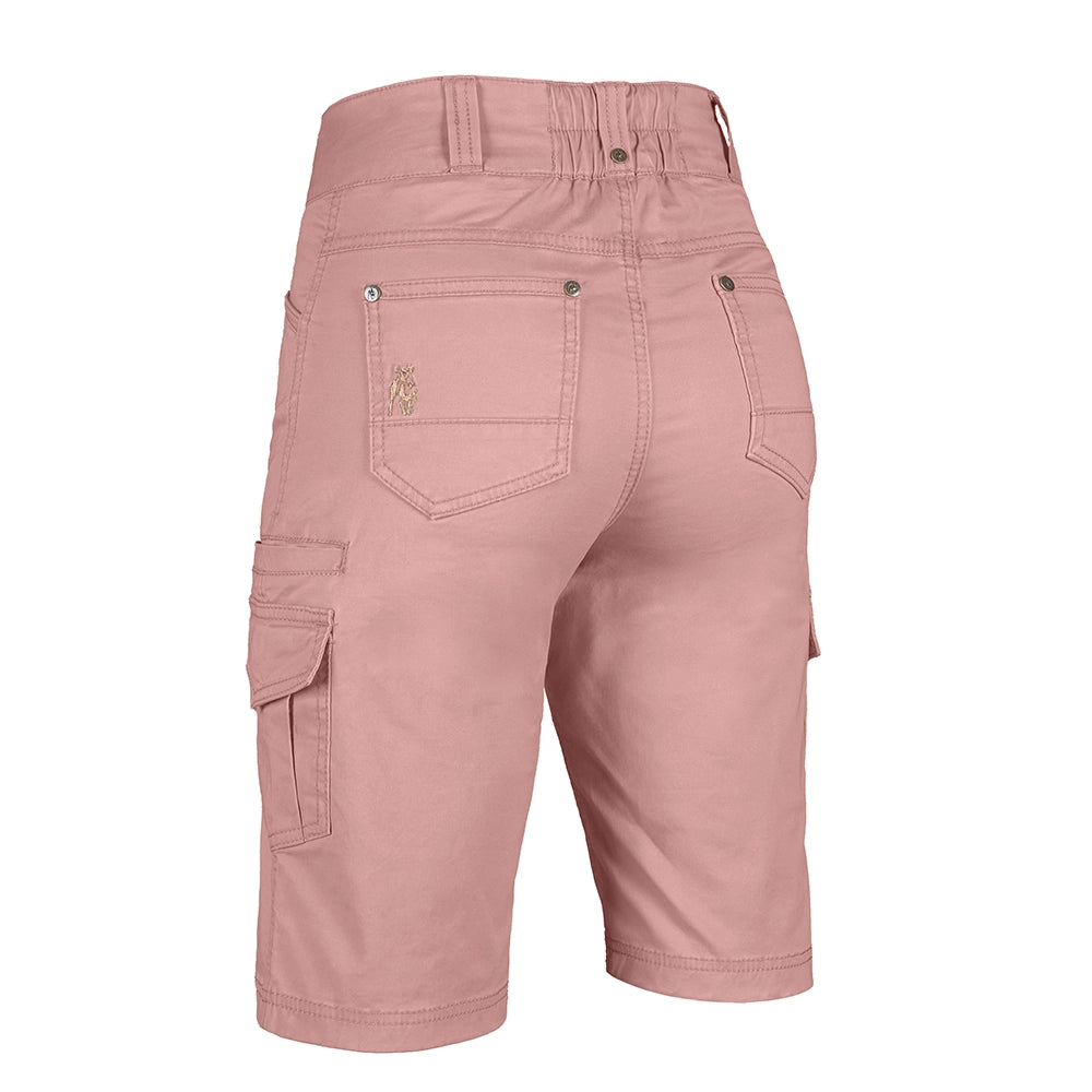 Ladies Safari Shorts - Blush Pink