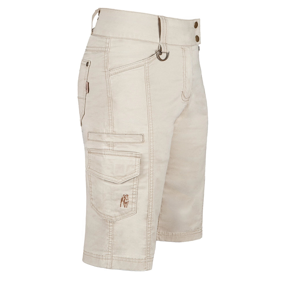 Ladies Safari Shorts - Stone