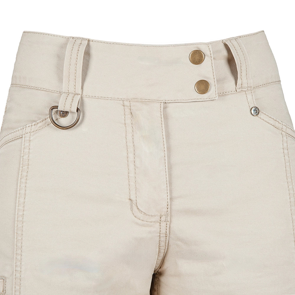 Ladies Safari Shorts - Stone