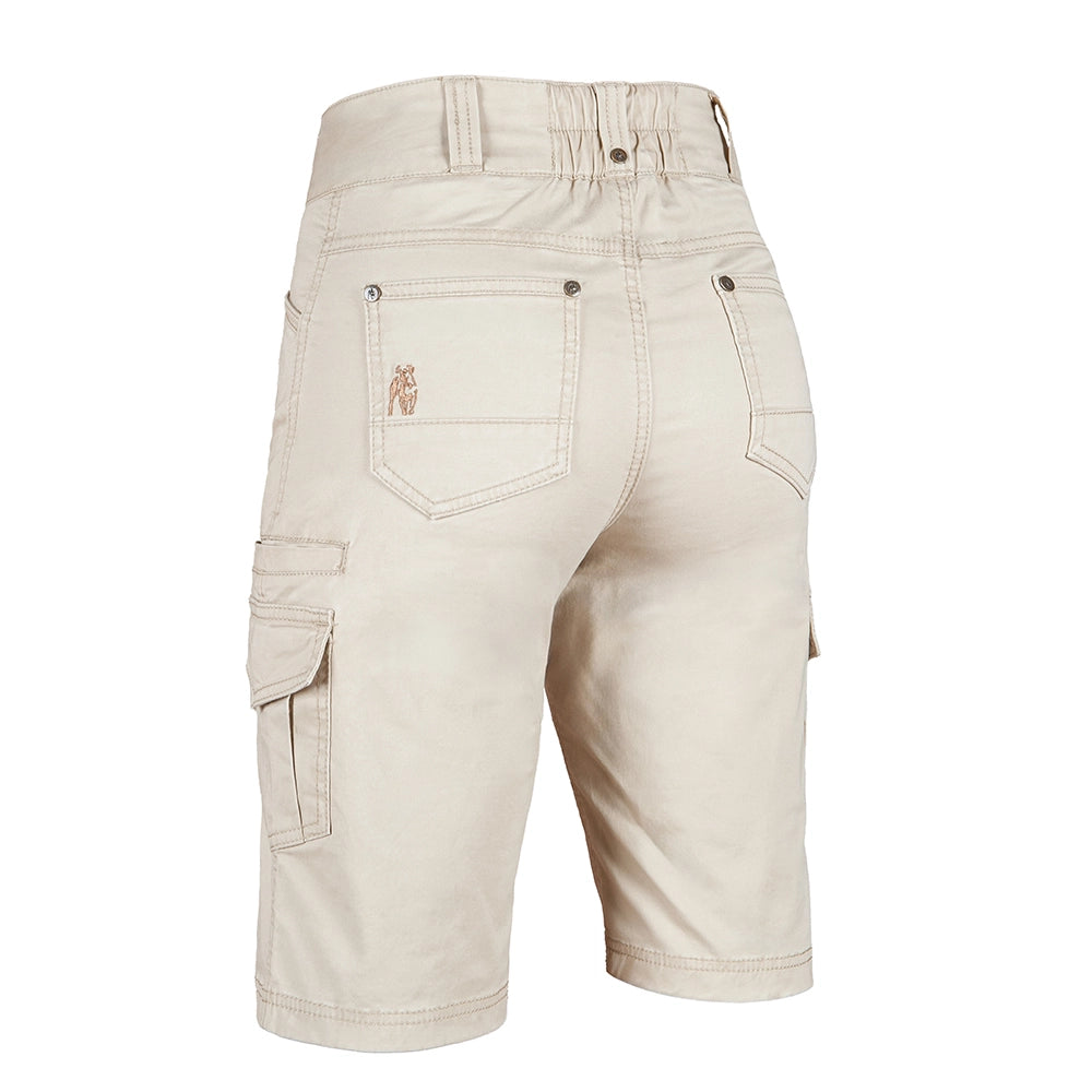 Ladies Safari Shorts - Stone