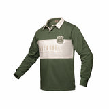 Men's L/S Rugby Jersey - Green & Stone