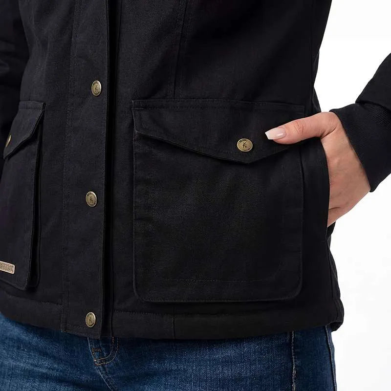 Ladies Urban Parka Jacket - Black
