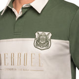 Men's L/S Rugby Jersey - Green & Stone