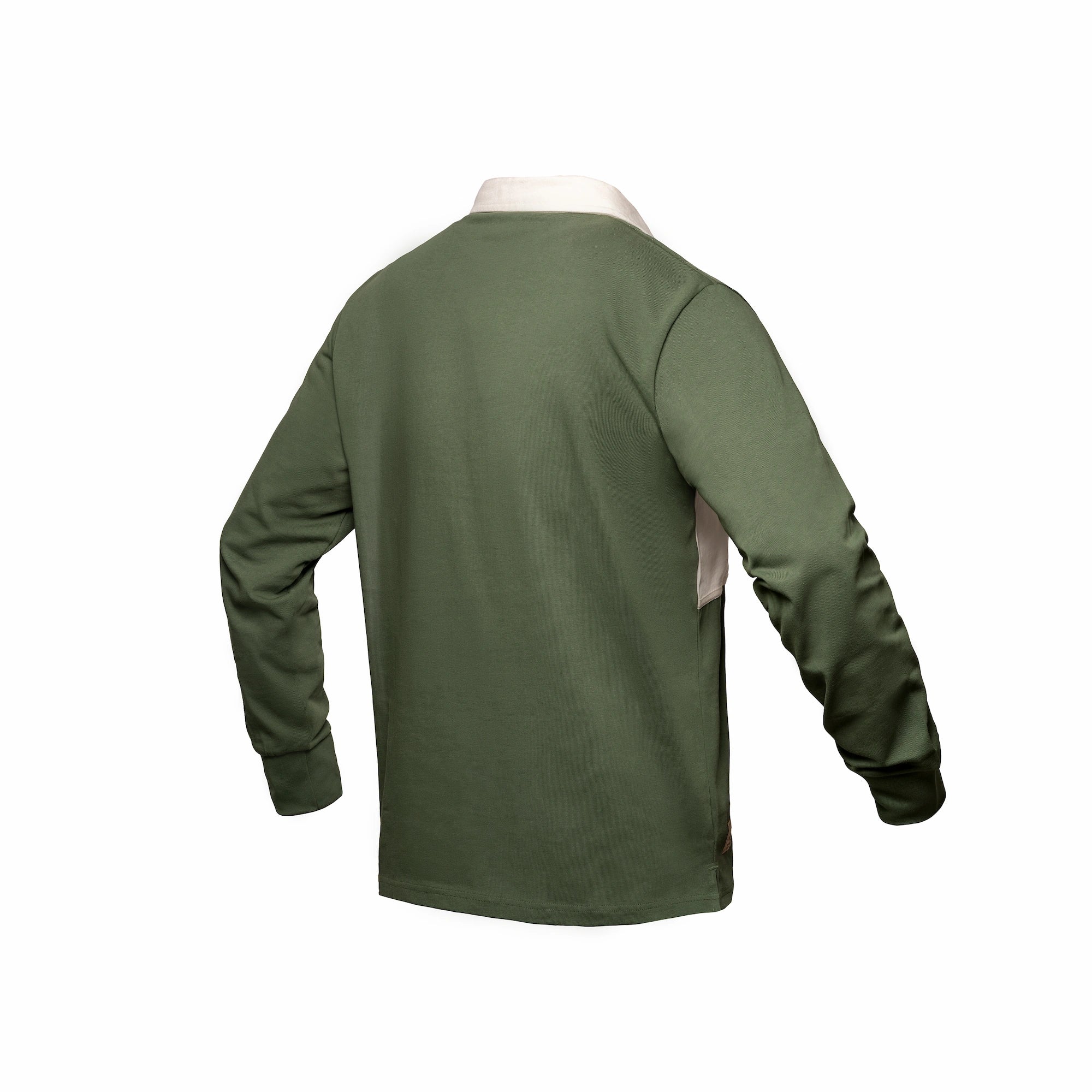 Men's L/S Rugby Jersey - Green & Stone