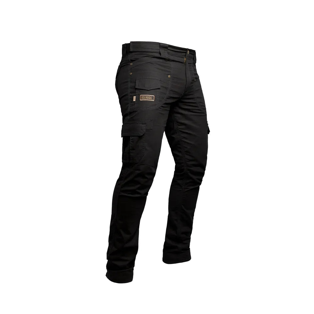 Men's Adjustable Kalahari Cargo Pants Black image 0
