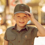 Kids Cap Olive "Wys" image 2