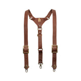 Men's Leather Suspender - Brown image 0