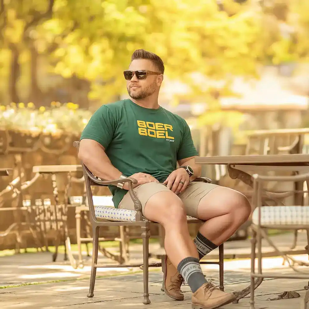 Men's T-Shirt Bottle Green "Boerboel" image 2