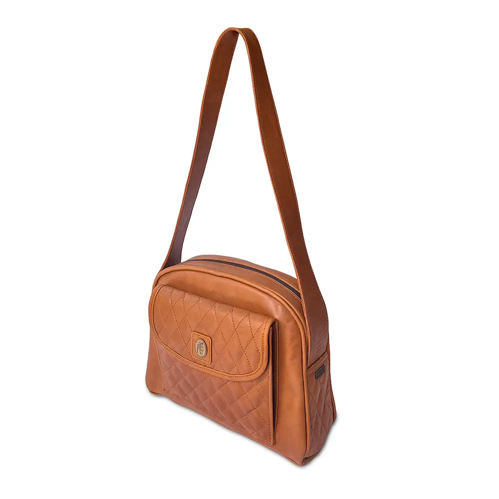 Ladies Metropolitan Leather Handbag Camel image 0