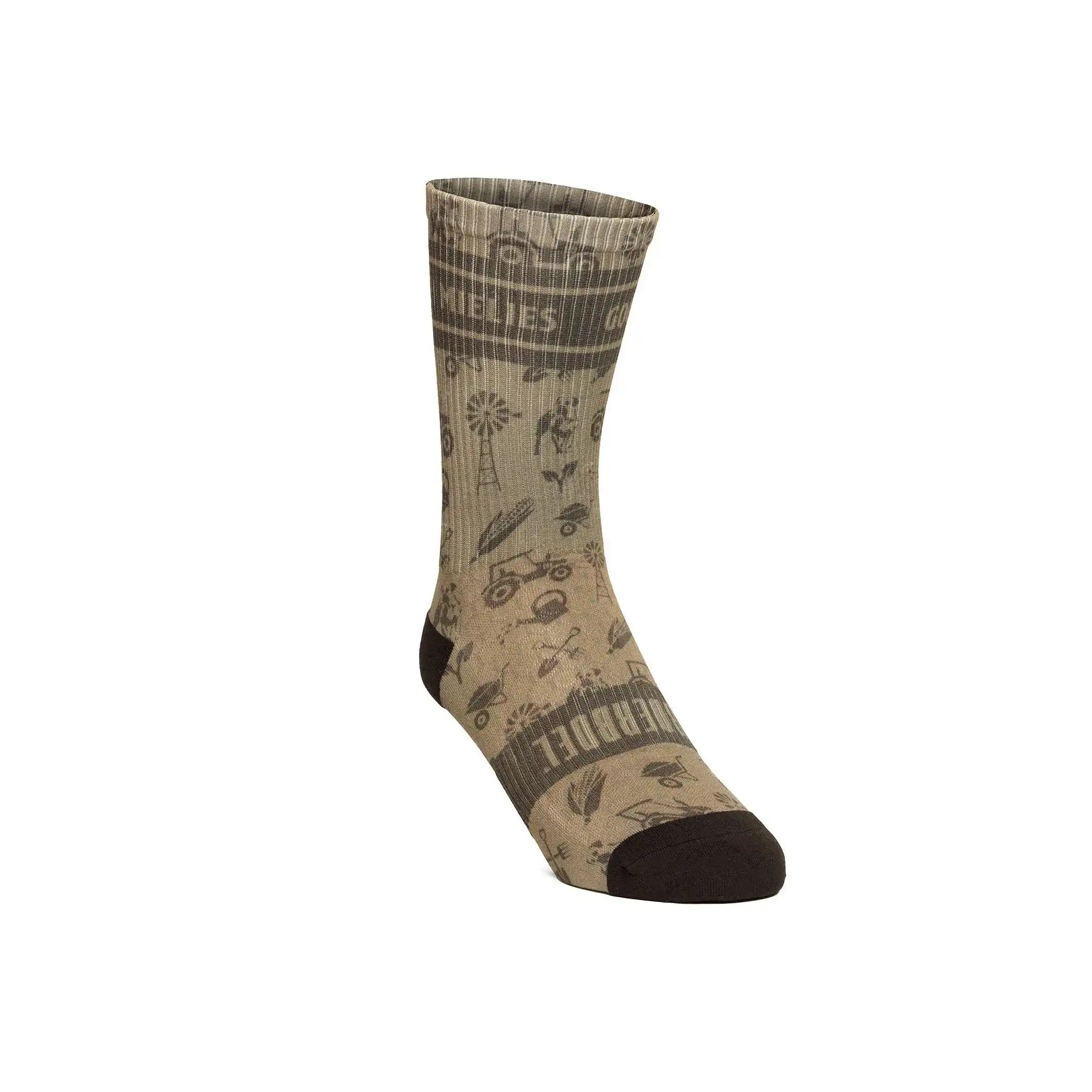Men's Ribbed Sock Long Olive image 0