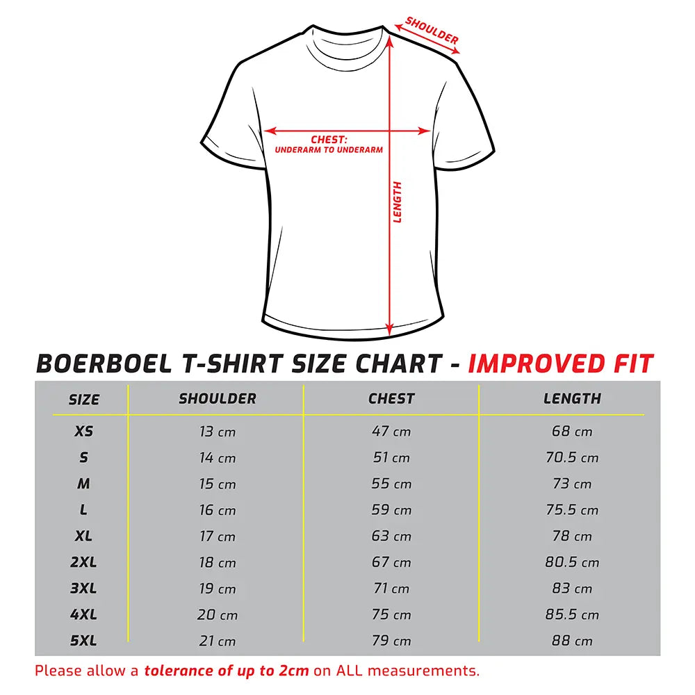 Men's T-Shirt Size Chart