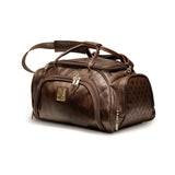 Geniune Leather Duffle Bag Brown image 0