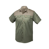 Men's Kalahari Shirt S/S Olive & Putty image 0