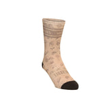 Ladies Ribbed Sock Long Putty image 0