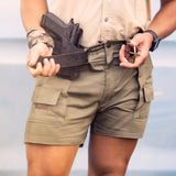 Tactical Belt 41mm Leather Reinforced Brown image 4