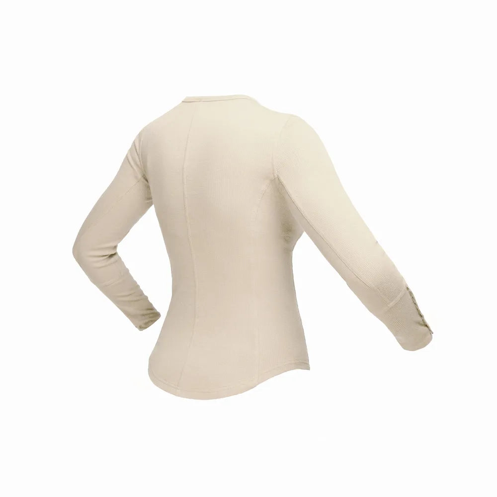 Ladies L/S Wayfare Top Stone image 1