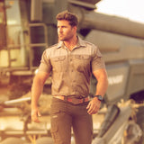 Men's Kalahari Shirt S/S Bark &amp; Putty image 2