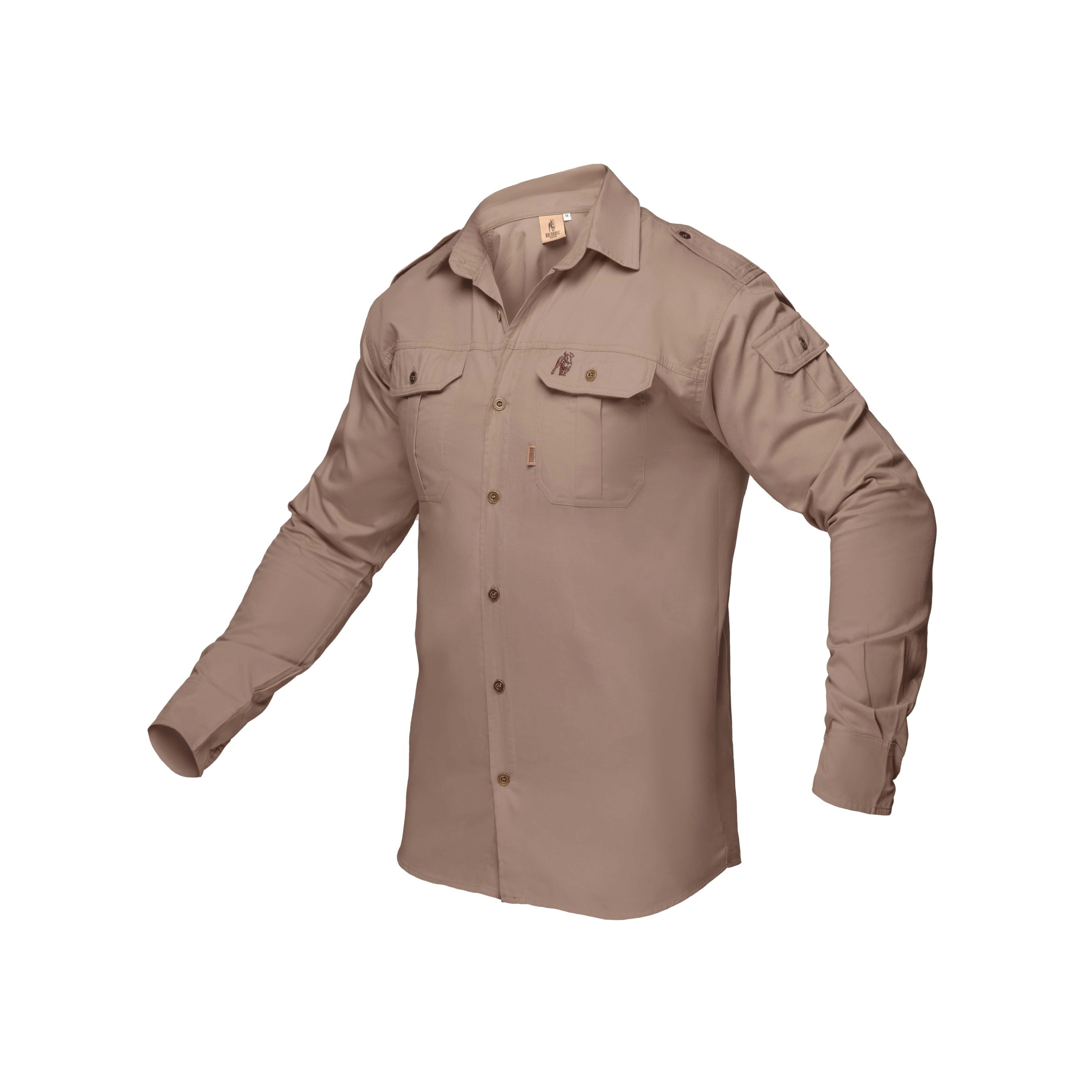 Men's Kalahari Shirt L/S Bark image 0