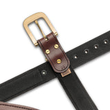Tactical Belt 41mm Leather Reinforced Brown image 1