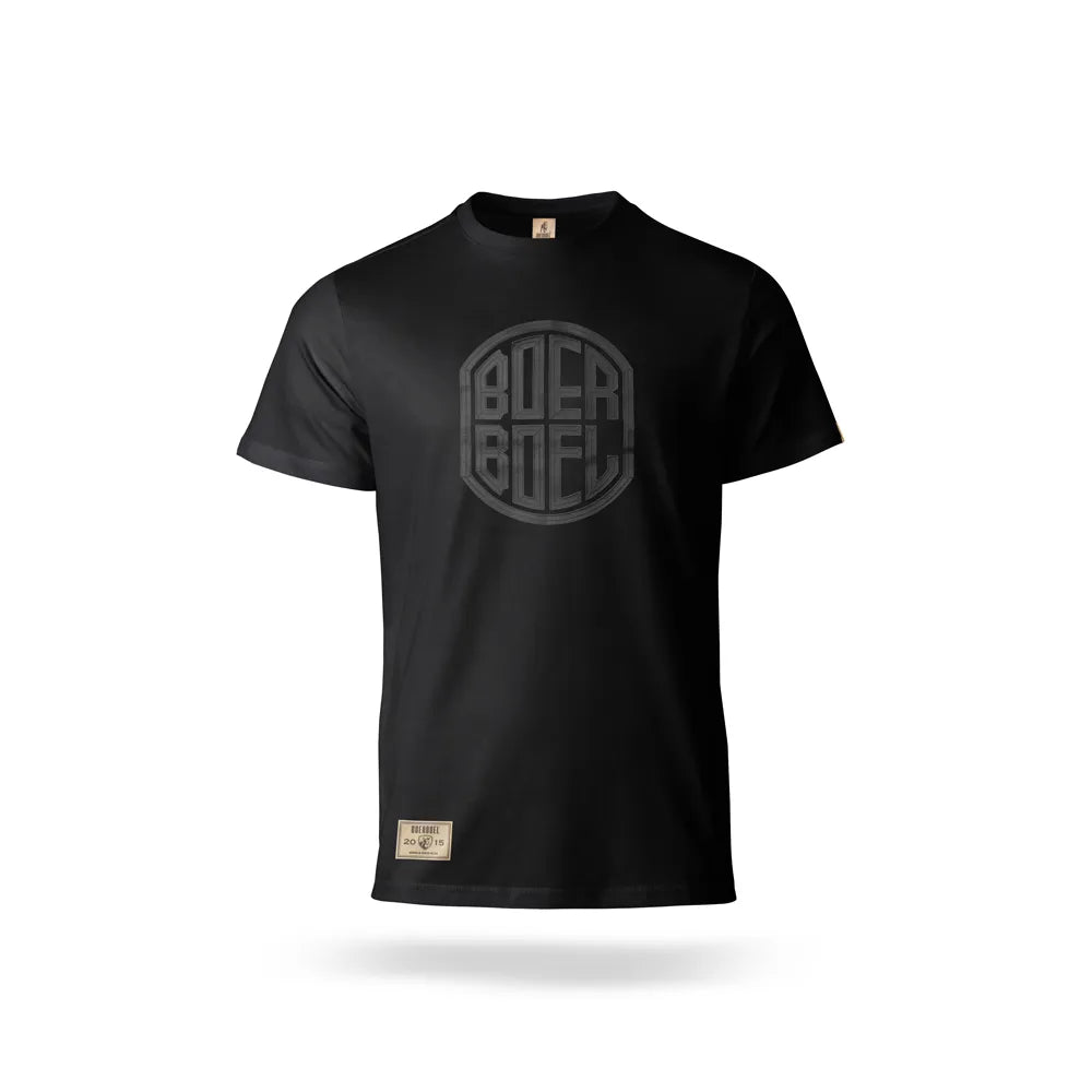 Men's T-Shirt Bevel Print Black "Boerboel" image 0