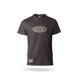 Men's T-Shirt Metallic Puff Print Charcoal "Boerboel" image 0
