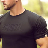 Men's T-Shirt Rubber Print Black image 2