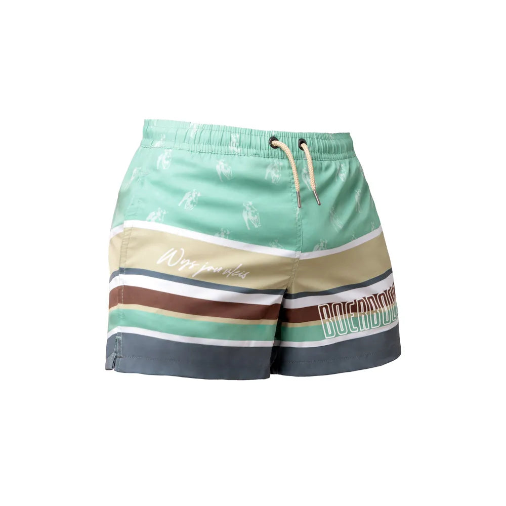 Men's Swim Shorts Turquoise Stripe image 0