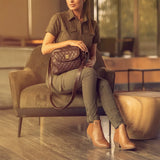 Ladies Metropolitan Leather Handbag Brown image 2