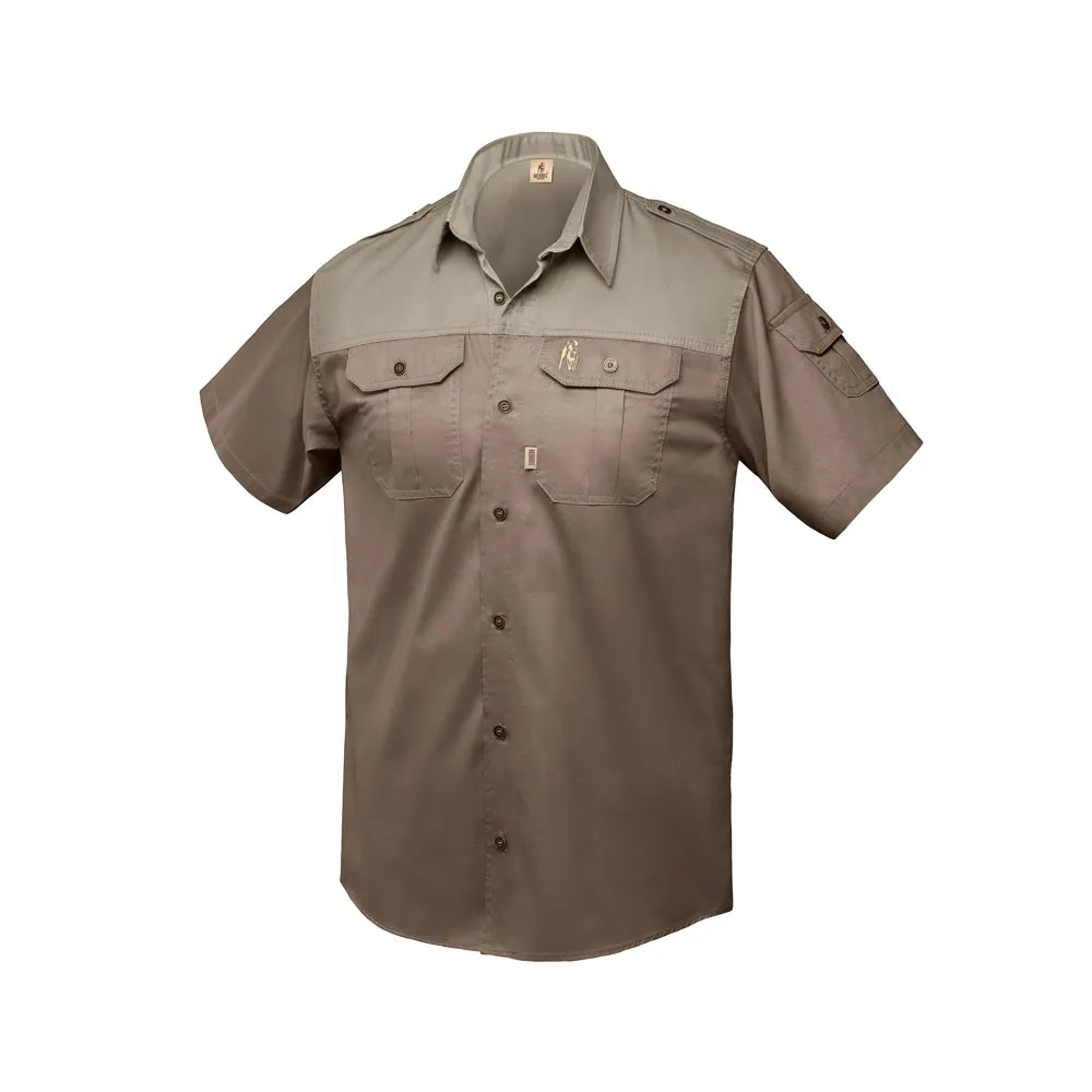 Men's Kalahari Shirt S/S Bark &amp; Putty image 0