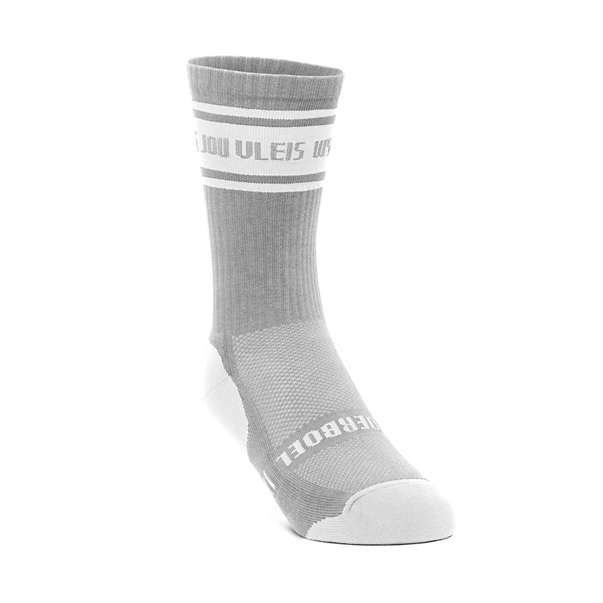Men's Long Outdoor Cotton Sock Light Grey "Wys" image 0