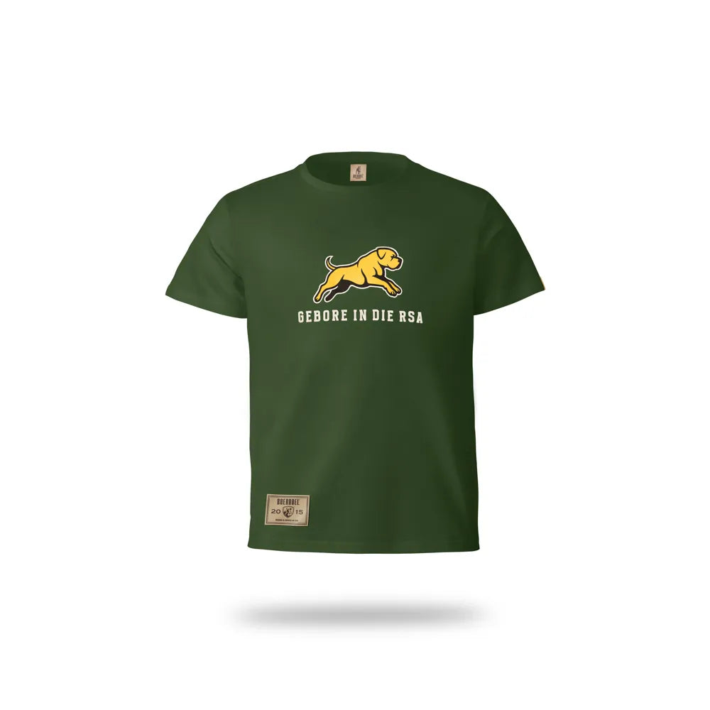 Kids T-Shirt Printed Bottle Green image 0