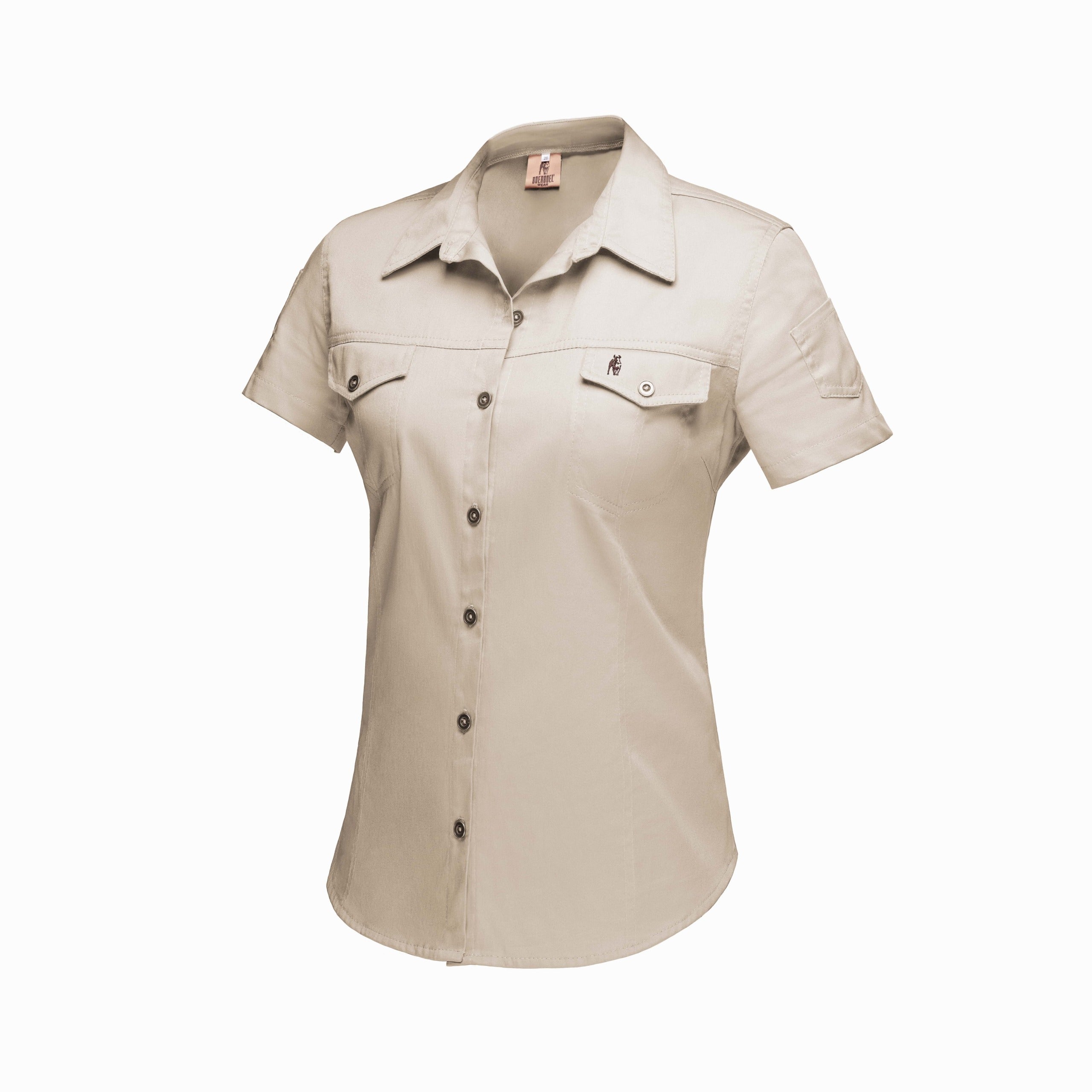 Ladies S/S Kalahari Shirt Stone image 0