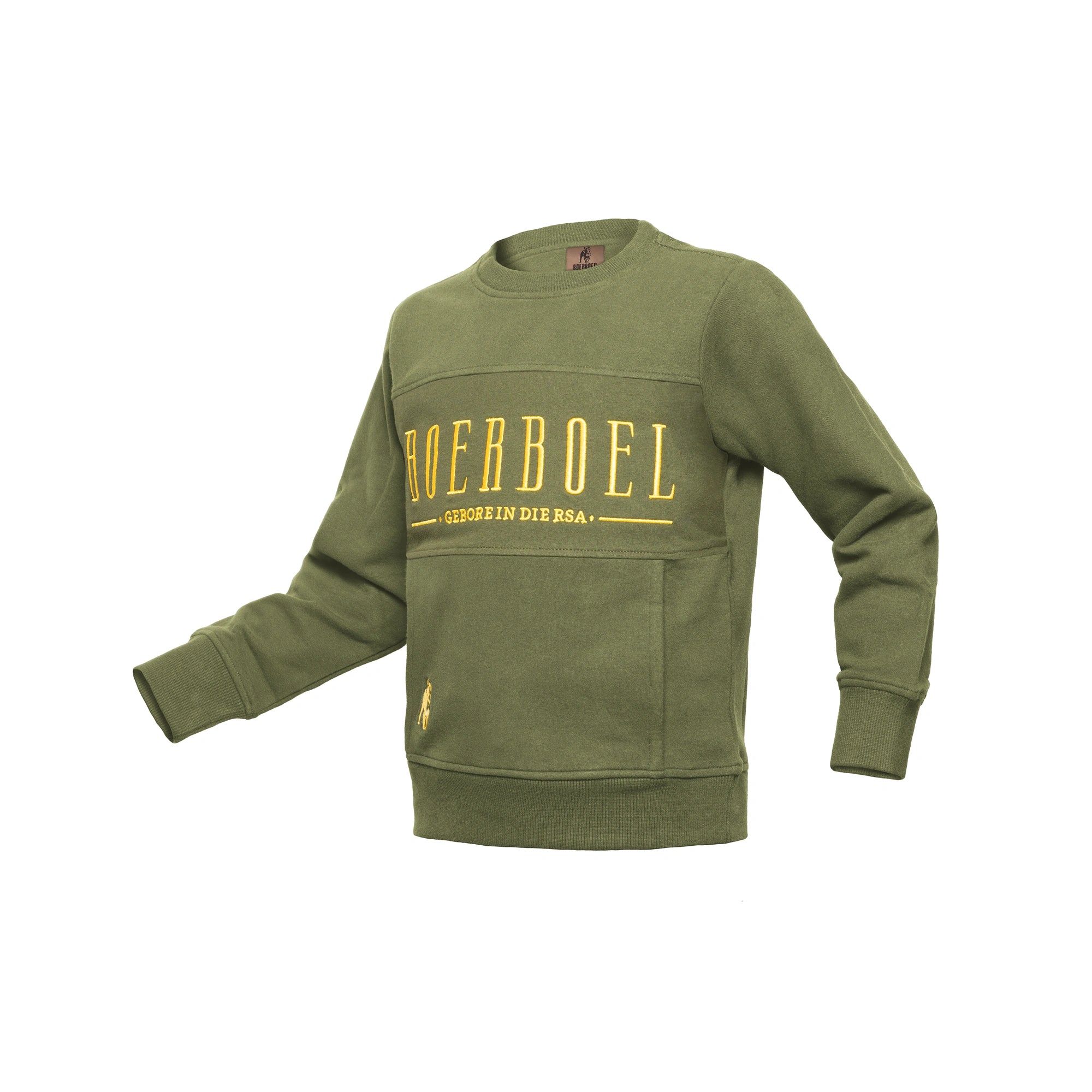 Kids Tracksuit Top - Green & Yellow
