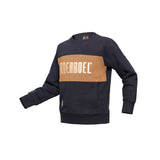 Kids Tracksuit Top - Navy & Tan