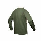 Men's L/S Rugby Jersey - Green & Stone