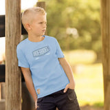 Kids T-Shirt Mesh Print Airforce Blue image 2